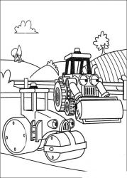 plansa de colorat bob the builder #17