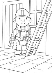 plansa de colorat bob the builder #19
