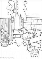 plansa de colorat bob the builder #4