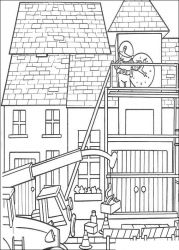 plansa de colorat bob the builder #13