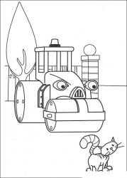 plansa de colorat bob the builder #17