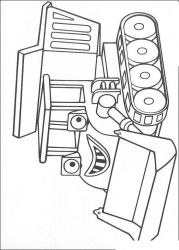 plansa de colorat bob the builder #19