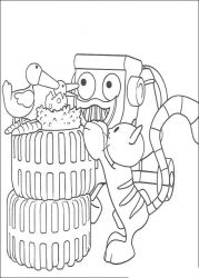 plansa de colorat bob the builder #11