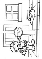 plansa de colorat bob the builder #14