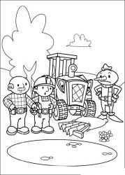 plansa de colorat bob the builder #14