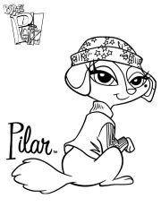 plansa de colorat bratz #13