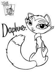 plansa de colorat bratz #17