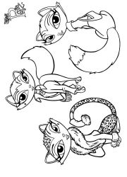 plansa de colorat bratz #18