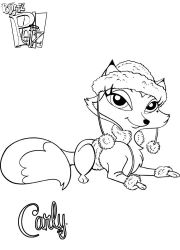 plansa de colorat bratz #2