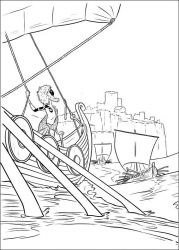 plansa de colorat brave #20