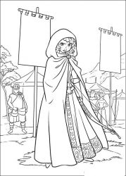 plansa de colorat brave #10