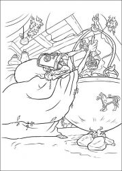 plansa de colorat brave #20