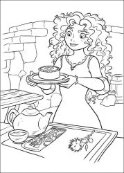 plansa de colorat brave #21