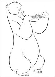 plansa de colorat brave #4