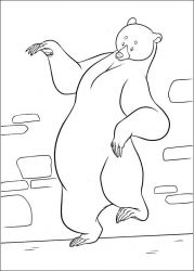 plansa de colorat brave #5