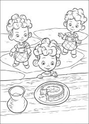 plansa de colorat brave #8