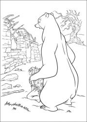 plansa de colorat brave #12