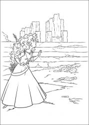 plansa de colorat brave #20