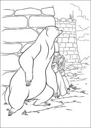 plansa de colorat brave #5