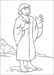 plansa de colorat brother bear #1