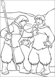 plansa de colorat brother bear #2