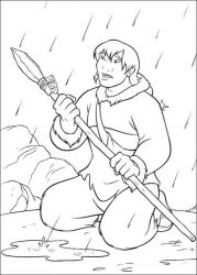 plansa de colorat brother bear #4