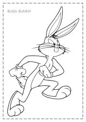 Planse De Colorat Cu Bugs Bunny Desene De Colorat Cu Bugs Bunny