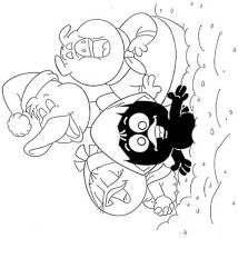 plansa de colorat calimero #3