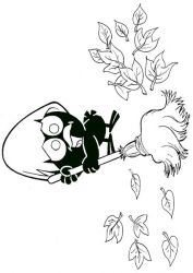 plansa de colorat calimero #4