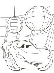 plansa de colorat cars #2