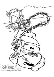 plansa de colorat cars #20