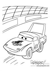 plansa de colorat cars #4