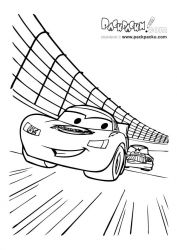 plansa de colorat cars #5