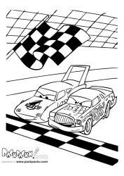 plansa de colorat cars #8