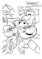 plansa de colorat cars #10