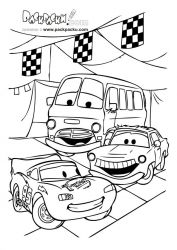 plansa de colorat cars #13