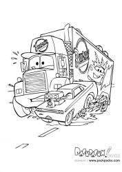 plansa de colorat cars #15