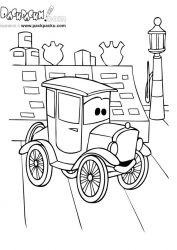 plansa de colorat cars #18