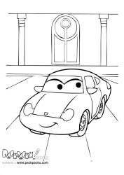 plansa de colorat cars #20