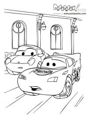 plansa de colorat cars #21