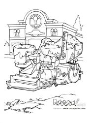 plansa de colorat cars #1