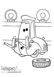 plansa de colorat cars #5