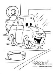 plansa de colorat cars #6