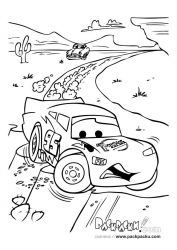 plansa de colorat cars #13