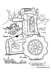 plansa de colorat cars #15