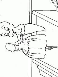 plansa de colorat casper #4