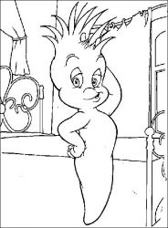 plansa de colorat casper #7