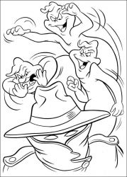 plansa de colorat casper #19