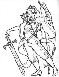 plansa de colorat cavaleri #5