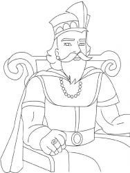 plansa de colorat cavaleri #10